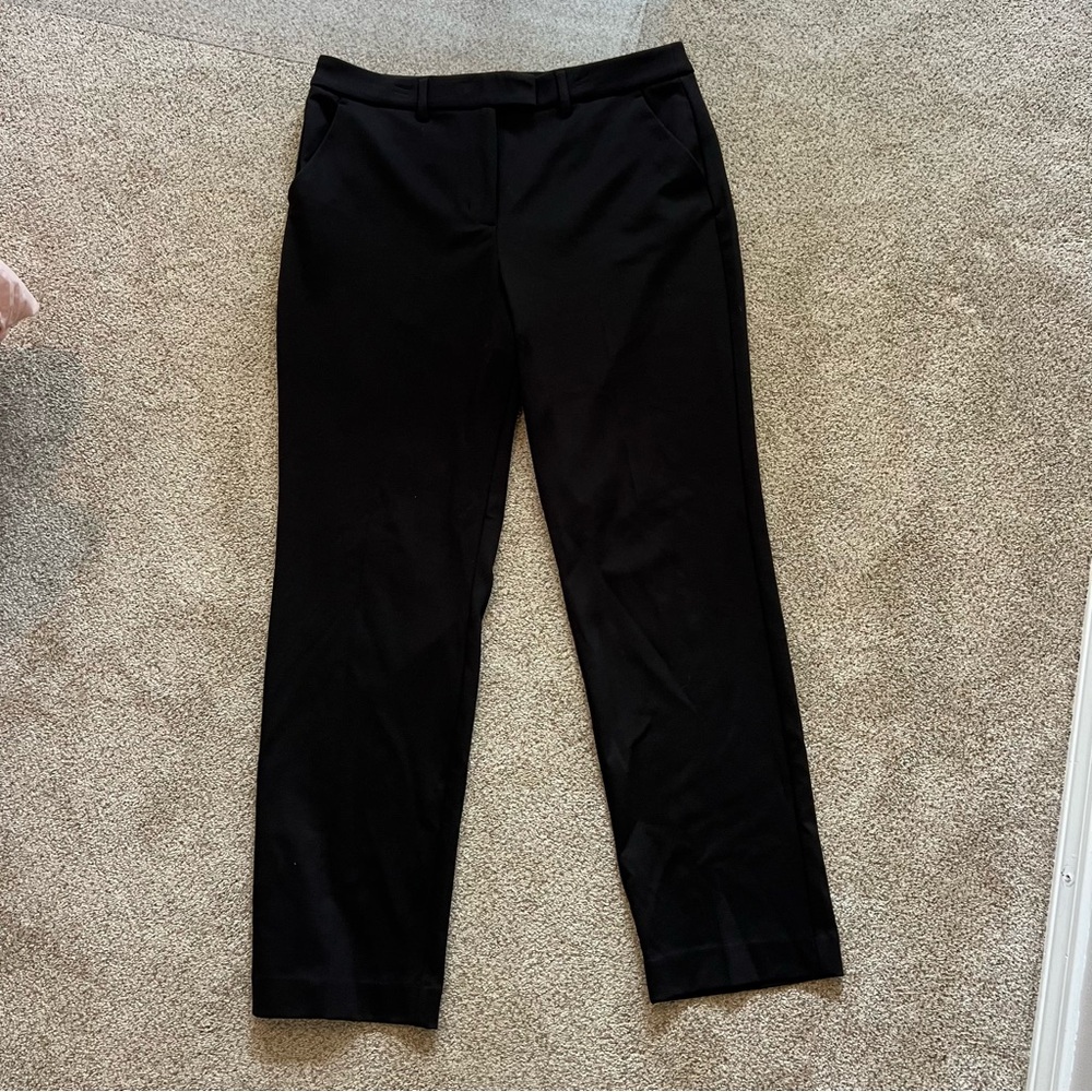 Simply Vera Vera Wang Black Slim Straight Women's Trousers